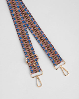 Pom Pom London Blue Twill Strap