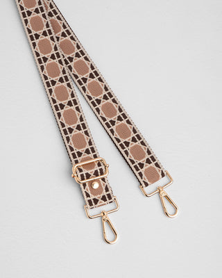 Pom Pom London Conker Rattan Weave Strap