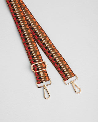Pom Pom London Orange Spice Twill Strap