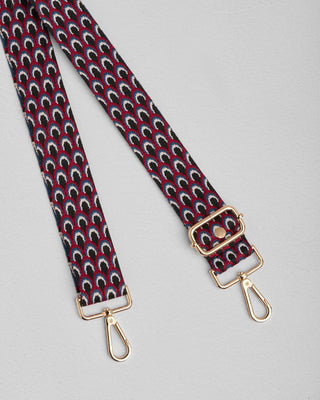 Pom Pom London Slate Blue Peacock Strap