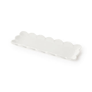 Scallop Loop Rectangular Serving Plate by Two's Company