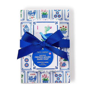 Mahjong Soap on Ceramic Plate by Two's Company