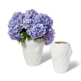 Blue Hydrangeas Vases, Set of 2 by Two's Company