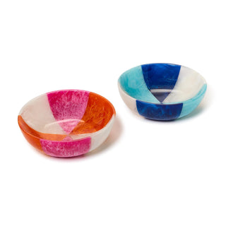 Color Pop Tri-Color Round Bowl by Two's Company