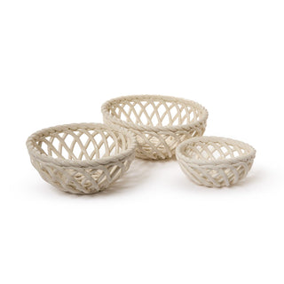 Lattice Bowls, Set of 3 by Two's Company