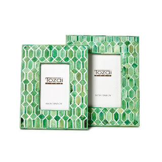 Diamond Photo Frames, Set of 2 by Two's Company