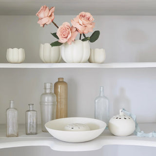 Ceramic Flower Frog Vase
