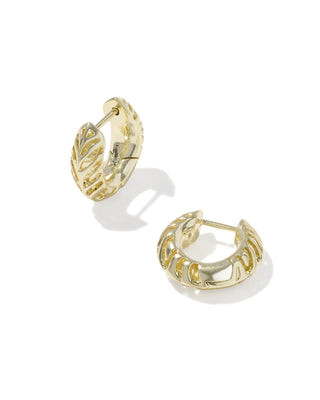 Mikki Metal Huggie Earrings