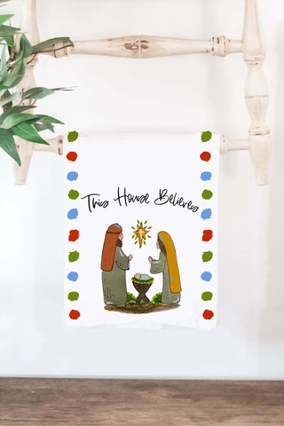 This House Believes Christmas Tea Towel