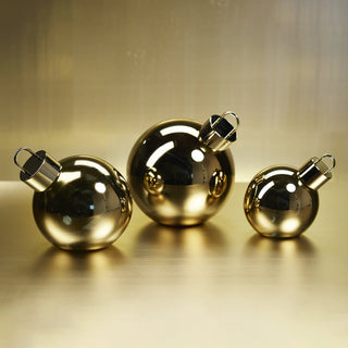 LED Gold Glass Oversized Ball
