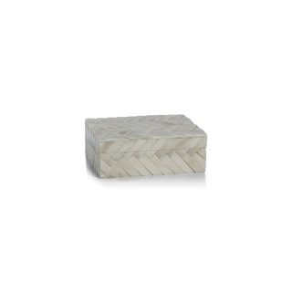 White Bone Braided Box