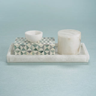 Cote d'Azur Alabaster Vanity Tray