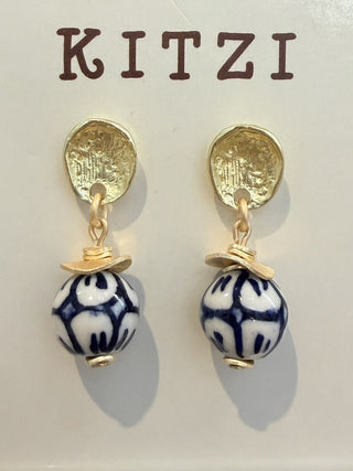 Small Chinoiserie Earrings