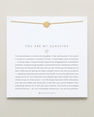 You Are My Sunshine Icon Necklace