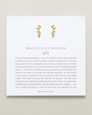 Beautifully Broken Hoop Earring