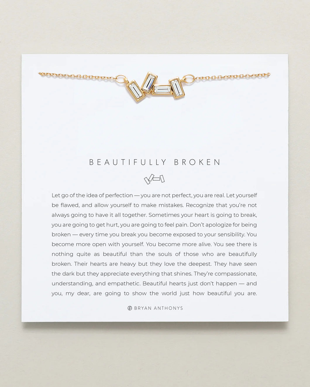 Beautifully Broken Necklace - 14k Gold