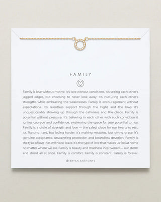 Family Necklace - 14k Gold