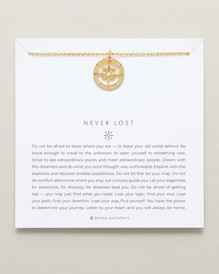 Never Lost Necklace - 14k Gold