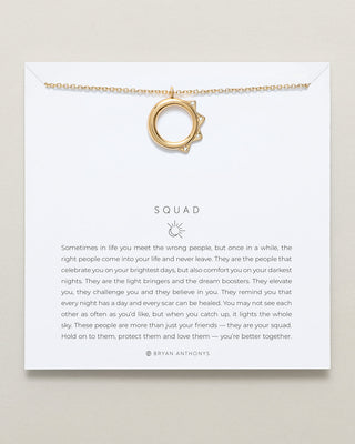 Squad Icon Necklace 14k Gold