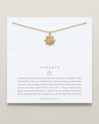 Strength Necklace - 14k Gold