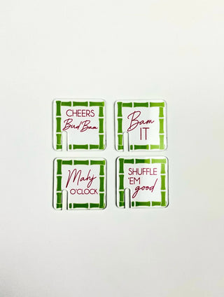 Oh My Mahjong - Bam Cocktail Markers