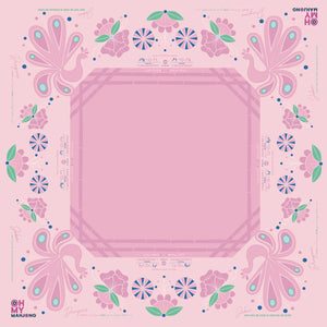 Birdie Pink Mahjong Tile Set