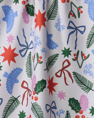 Geometry - Christmas Garden Party Tea Towel