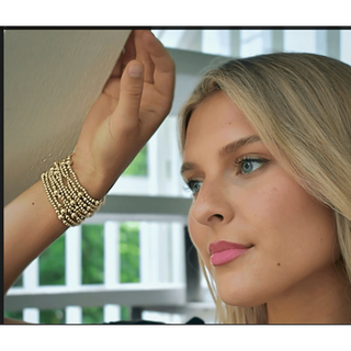 Charleston 2*4 14k Gold-Filled Beaded Bracelet
