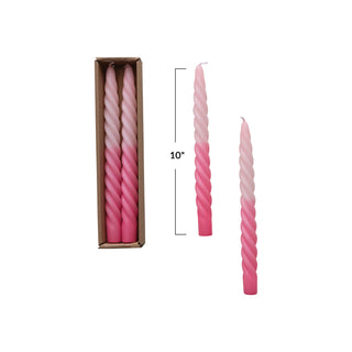 Unscented Twisted Taper Candles