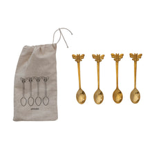 Brass Spoons with Bees