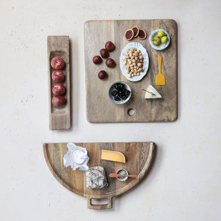 Folding Cheese/Serving Board with Handle and Magnetic Closure