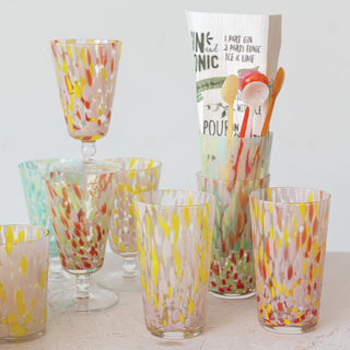 Confetti Drinking Glass 14 oz