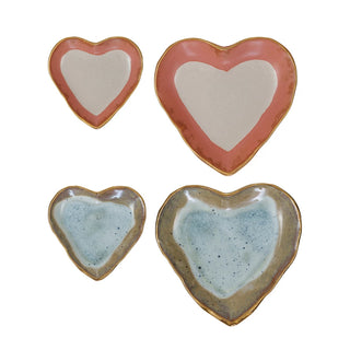 Stoneware Heart Dish