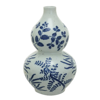 Hand-Painted Stoneware Vase