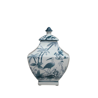 Hand-Painted Vintage Reproduction Ginger Jar