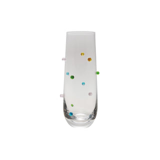 Handmade Drinking Glass with Dots