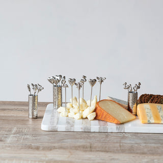 Appetizer Picks with Bee Handles