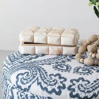 Ivory Marble Studded Box