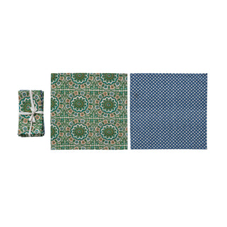 Cotton Printed Napkins, Set of 4