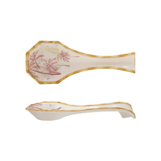 Hand Painted Stoneware Spoon Rest
