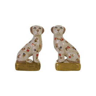 Hand-Painted Vintage Reproduction Dogs, Set of 2 (Each Will Vary)