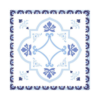 Amalfi Coast Mahjong Mat | Lemon Italy Mediterranean