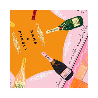 Bams & Bubbly Mahjong Mat | The Champagne & Mahj Collection