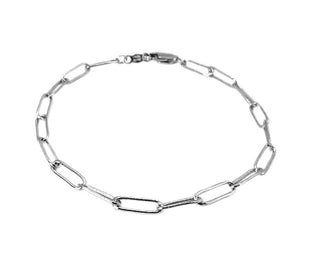 Essential Petite Paperclip Links Bracelet in Sterling Silver