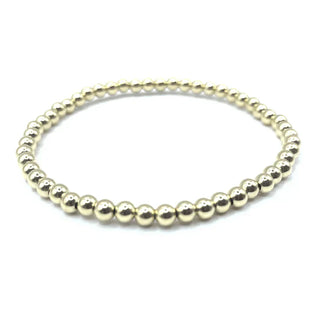 Karma 14k Gold Filled 6mm Simple Stretch Bracelet