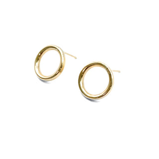 Circle Stud Gold Filled Earring