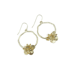 Bloom Gold Hoop Earrings