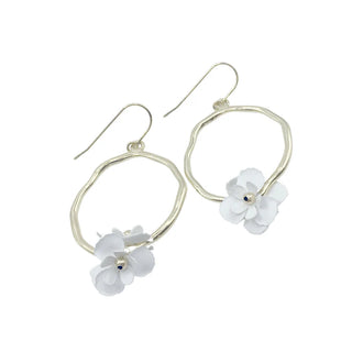 Bloom Gold Hoop Earrings