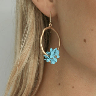 Bloom Gold Hoop Earrings
