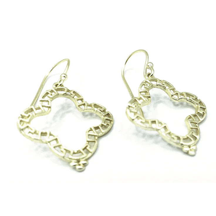 Cabo Clover Earrings - Gold